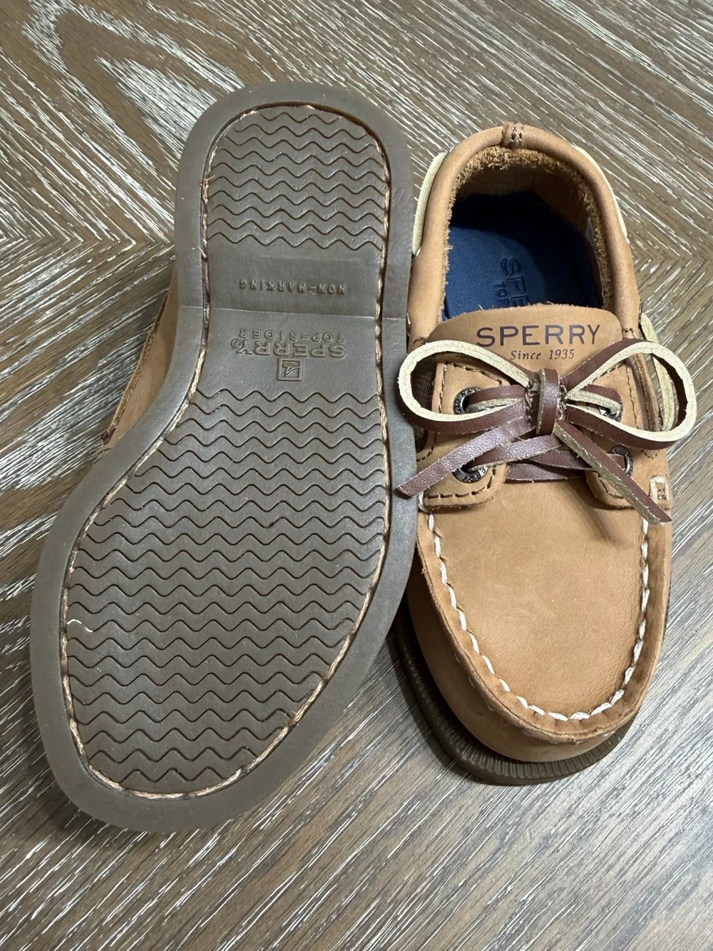 Sperry Authentic Original Slip-On Boat Shoe (Size 7T)